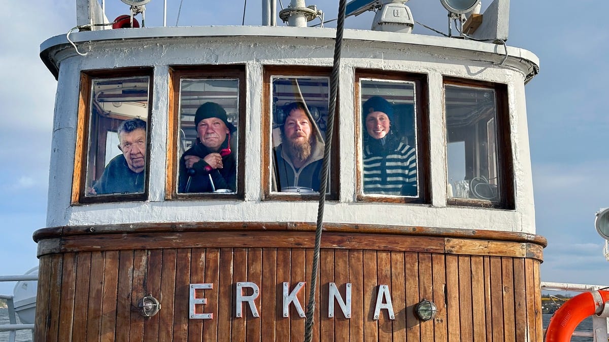 Historisk fiskebåt krysser Nordsjøen for frigjøringsjubileum
