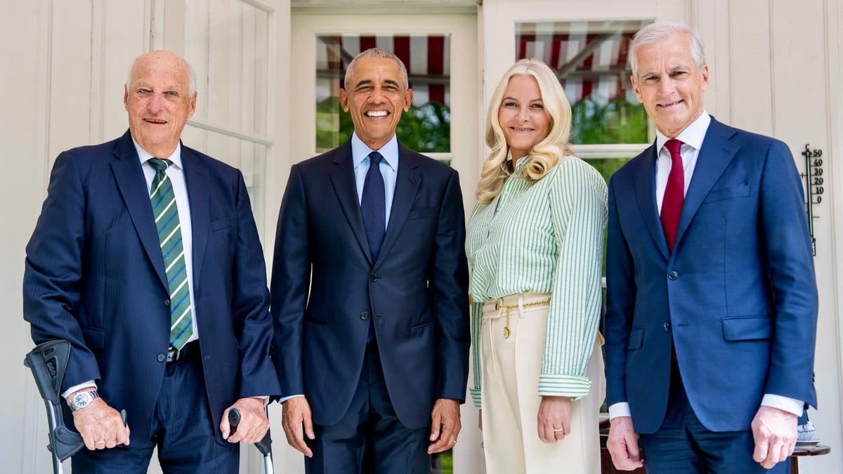 Barack Obama møter kongen og statsministeren i Oslo