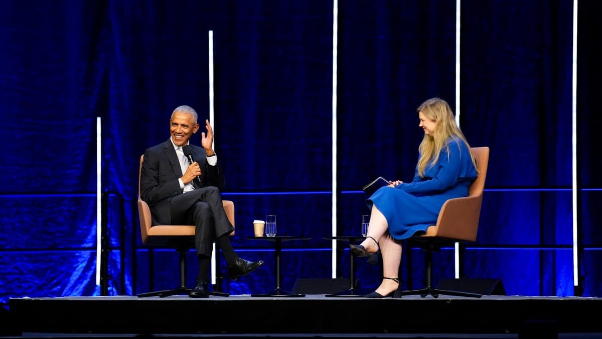 Barack Obama i Oslo: Holder samtale og møter ledere